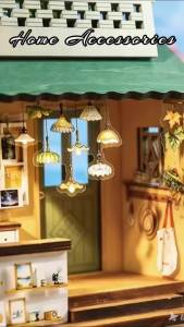10pcs Home Accessories Series Landscape PET Sticker Pack Retro Warm Atmosphere Creative Plant Lamp Bag Material Collage Stickers