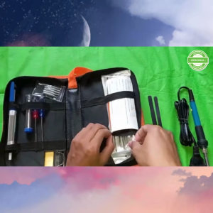 (TRENDY) Peralatan Solder Listrik Set Lengkap dengan Timah Cepat Panas Adjustable Soldering 60W 220V