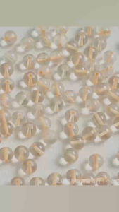 DIY - Hạt đá bi nhiều màu sắc có lỗ (8mm) tự làm bằng hạt cườm phụ kiện trang sức bán sỉ - A22