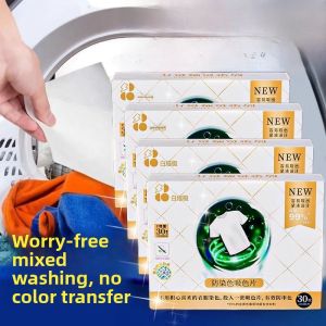 Inwejia White Double Extreme Color Protection Laundry Tablets Absorbent Color  Anti-Transfer Color Mother Tablets Color Fixing Laundry Care