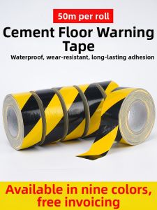 PINSHANGMEISU | High Adhesion Warning Tape Rough Ground Yellow and Black Zebra Stripe