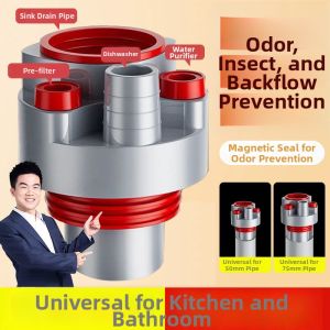 RUYI | Anti-odor Three-way Water Distributor Sink Plug