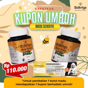 Dzikriya Madu Herbal Super / Manis 500 gr original dari Agen Resmi