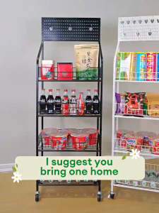 Supermarket Shelves Snack Shelf Grocery Rack 5 Layers Display Rack For Store Kitchen Rack
