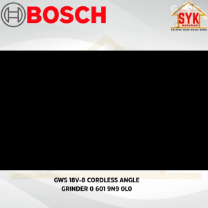 SYK Bosch GWS 18V-8 Cordless Angle Grinder Battery Machine Power Tools Mesin Bateri Potong Besi 0 601 9N9 0L0