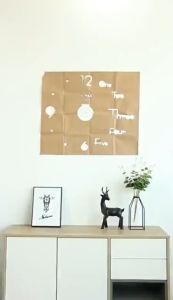 Frameless DIY Wall Clock Large Modern 3D Mirror Wall Clock Decor Sticker DIY Clock kit for Home Living Room Keimav