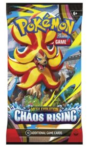 Bandai | 2026 Pokémon Cards Chaos Rising Booster Box 36 Packs 360 Cards English TCG Collectible Trading Card Game Toys for Kids Gift