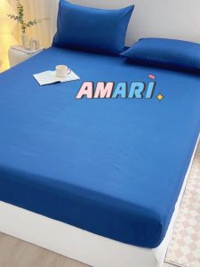 AMARI ผ้าปูที่นอนอย่างเดียว 6ฟุต/5ฟุต/3.5ฟุต/3ฟุต ผ้าปูที่นอน ผ้าปูที่นอนสีพื้น ผ้าปูที่นอนนุ่ม คุณภาพเยี่ยม ส่งทันที