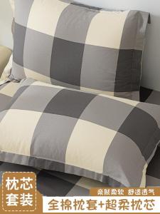 หมอนคู่แบบอเนกประสงค์สำหรับนักเรียนชั้นประถมศึกษาปีที่ 1 ที่มีความหนาแน่นของคอปิงค์ ผ้าฝ้ายแท้ อุปกรณ์เสริมสุขภาพนอนที่ใช้งานได้หลากหลาย