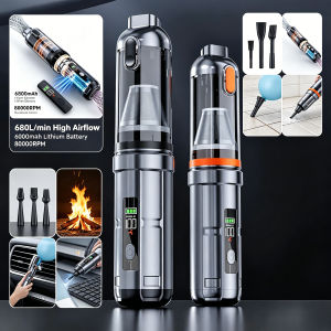 17000PA Car Vacuum Cleaner with Brushless Motor Handheld Vacuum Portable Cordless Compressed Air Duster for Car Home Office Pet