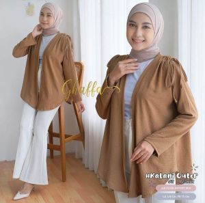 grosir daster terbaru - cod bayar d tempat ghaffa outer kalani terbaru murah elegan