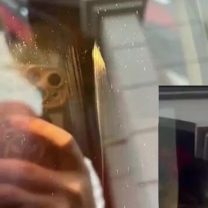 Good Glass Scratch Repair Paste - Car Window & Bathroom Shower Glass Polishing Window Glass Scratch Repair with Sponge.