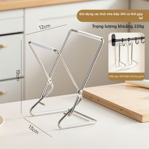 Onlycook | Giá Đỡ Túi Rác Gấp Gọn Inox 304