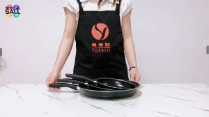 " 14/16/18cm Multi-purpose Kitchen Utensil Pot with Handle Used for Frying Pan Frying Stir Frying Steak and Easy To Clean Cooking Utensils"