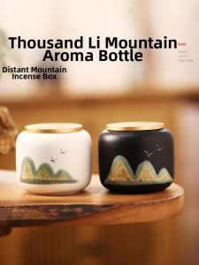 Sealed Incense Powder and Pellet Storage Jar