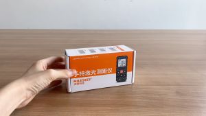 Mileseey Rechargeable Laser Distance Meter X5 Laser Rangefinder 40M 100M 120M for Measuring Distance Area Volume Laser Measurement Tools Bubble Mute Intelligent Laser Measure Rangefinder