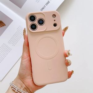 Ốp Lưng Điện Thoại iPhone 17 Pro Max/17/17 Air Chống Sốc Bằng Silicon Lỏng Hỗ Trợ Sạc Không Dây MagSafe