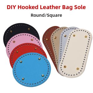 Handmade Bag Hardware Accessories Hook Needle Woven Cloth Strip Yarn Base Leather round Bottom Board Material