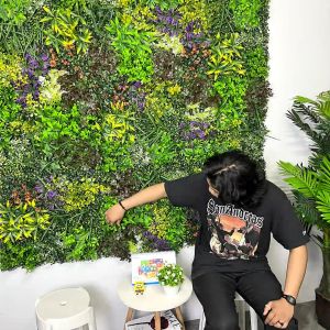 Daun Rumput Dinding Plastik: Dekorasi Interior yang Elegan