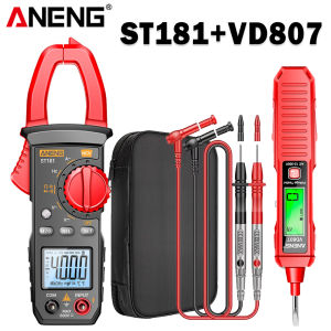 ANENG | ANENG ST181 Intelligent Clamp Meter with VD807 Digital Measuring Pen Zero and Live Wire Breakpoint Detection Electrical Tool Set