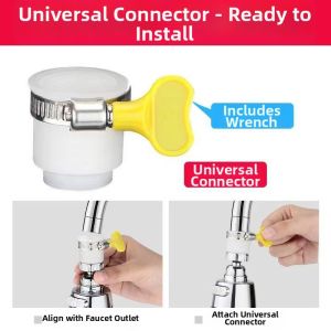 Six-layer Filtering Water-saving Multi-functional Tap Water Filter