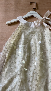 【READYSTOCK】Sequin mesh dress sleeveless bow tie mini dress dinner dress 亮片网纱连衣裙 挂脖连身裙 蝴蝶结吊带裙 晚宴裙 派对