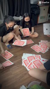 Bộ Bài Tây Khổng Lồ Full Size trò chơi giải trí vui vẻ - Bài Poker kích thước lớn A4 Playing Card
