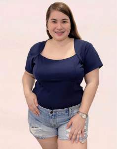 (2XL TO 4XL) PLUS SIZE TOP JENNY TOP ONE SIZE ONLY : FIT FROM SLIM FITTING CREPE FABRIC