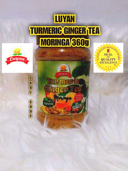 Luyan Turmeric Ginger Tea Moringa 360g Lazada PH