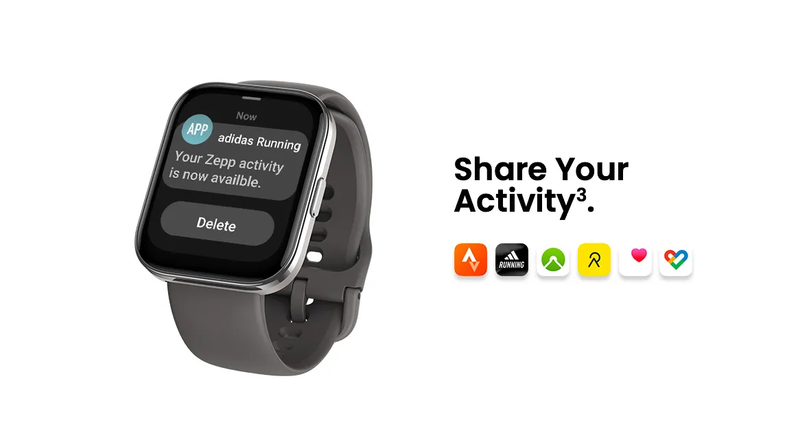 Amazfit Bip 5 Unity 46mm Smart Watch มีแอพและเกม 70+ โหมดกีฬา 120+ ตรวจจับสุขภาพ 24 ชม. หน้าจอใหญ่ 1.91" เฟรมแสตนเลสสตีล