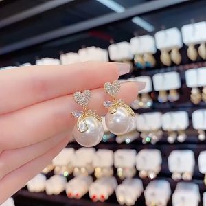 Bông tai hình nơ xuân hè đi tiệc trẻ trung thời trang đơn giản đi làm đi chơi cá tính sang trọng DK444  BSTKD BSTKV - [NaLa Shop]