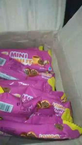 MAKANAN 2 RENCENG CEMILAN MURAH HAPPYTIME MINI DONUT 1 RENCENG ISI 10 PCS X 12 GRAM