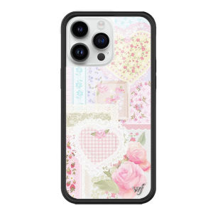 Wildf Collaborative Lace Floral Phone Case Frilly Floral Design for iPhone 15/14/13/12 pro Max Apple 16 pro Anti-Fall Protective Cover