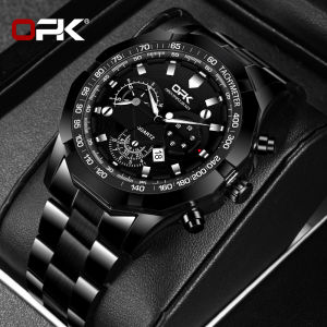 OPK Watch For Mans 100% Genuine 1 Year Warranty Original Quality Roduct Stainless Steel Watch Band Wterproof Quartz Watch