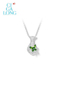 Ciga Long | New Chinese Style Aquamarine Jewelry Set