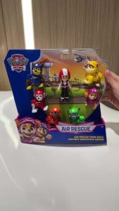 7pcs/set Original Paw Patrol Air Rescue Ryder Chase Marshall Rubble Zuma Skye Rocky