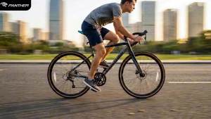 Xe đạp Gravel đa địa hình PANTHER HADES bánh 700C khung nhôm 7075 nhẹ 18 cấp phanh đĩa cơ dùng đi làm và du lịch cắm trại