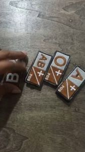 Tec40 VELCRO PATCH BLOOD GROUP A B AB O กรุ๊ปเลือด MODEL3 อาร์ม ตีนตุ๊กแก Tec40store ไรท์สาระกับครูแว่น