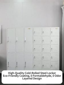 Steel Employee Cabinet Separates Muti Section Cabinet Locker Cabinet Office Iron Locker 钢衣柜