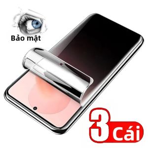 3 Miếng Dán Bảo Vệ Màn Hình Hydrogel Chống Gián Điệp Cho Samsung Galaxy M35 M35 HD M15 Bảo Vệ Sự Riêng Tư Phim Mặt Trước