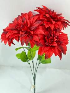 Bunga dahlia mawar palsu imitasi artificial dekorasi
