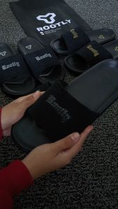 Rootly - Sandal Selop Pria Fullblack Shift