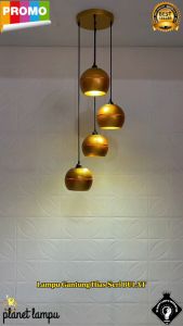 Lampu Gantung Hias Minimalis 4 in 1