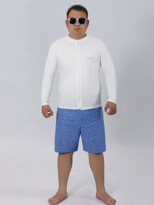 MIMIBABI | Mens Large Size Long Sleeve Diving Sunscreen Surfing Rash Guard