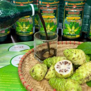 Nước Cốt Nhàu Nguyên Chất 100% Noni Juice Hương Thanh Chiết Xuất Từ Trái Nhàu Chín Chai 1 Lít