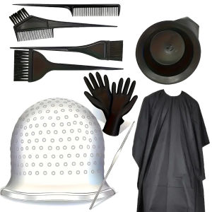 2025 New Hair Coloring Highlighting Cap Highlight Cap Hair WithHook Professional Reusable Dyeing Toolsfor All Hair Types Person