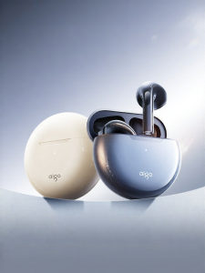Aigo | Bluetooth Semi In-ear Headphones Long Battery Life Noise Cancellation