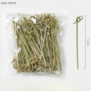 Disposable Bamboo Fruit Forks Burger Skewers Sushi Cocktail Party Flags Sugar Coated Fruit Sticks Chinese Traditional Snacks