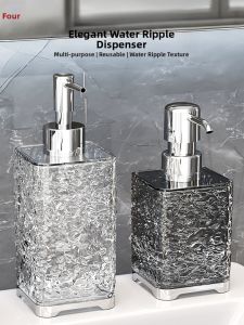 Travel Size Dispensing Bottles For Shampoo Shower Gel and Hand Soap