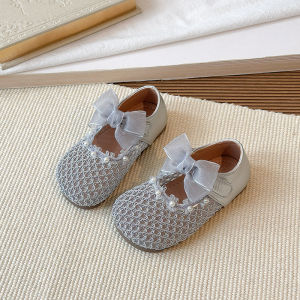 Hollow Out Bow Princess Shoes